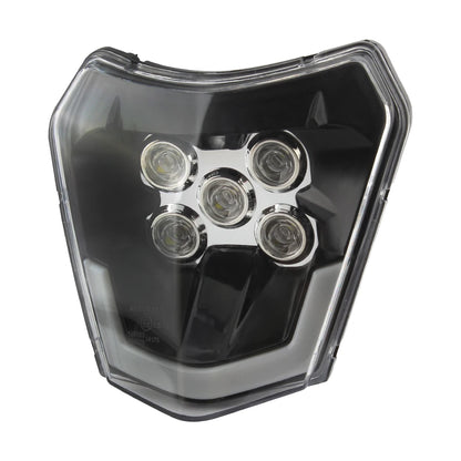 Motorcycle Headlight Plate LED Headlamp for KTM EXC EXCF SX XC 150 250 350 450 Fairing Dirt Bike Motocross Accessories Enduro