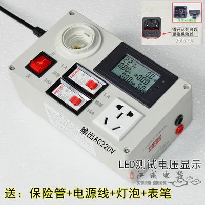 Television Appliance Maintenance Lamp Six in One Socket Switch Power Maintenance Protector Voltage Current Non - Multimeter