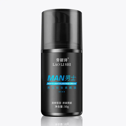 1/2PCS Men Makeup Cream Face Concealer Oil Control Make Up Lazy Cream Moisturizer Toning Cream Conceal Pores Covering Foundation