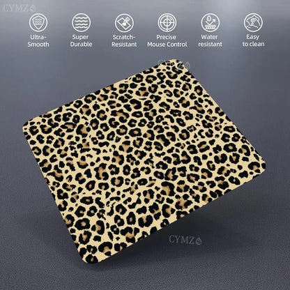 Leopard print pattern   Mouse Pad Large Computer Office Game Table Mats small Rubber Anti-slip Gaming Keyboard desk Pads