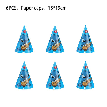 Stitch Party Supplies For Child Lilo And Stitch Birthday Party Decorations Balloons Banner Tablecloth Backdrop Tableware