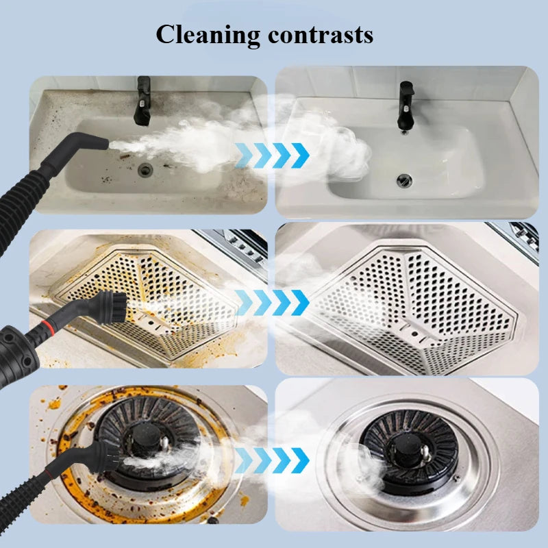 High temperature and high pressure steam cleaning machine, air conditioner, kitchen, household multifunctional cleaning machine