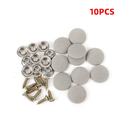 Car Interior Roof Fixing Buckles Screw Set Headliner Cloth Fabric Rivets Retainer Buckle Fastener Auto Accessories