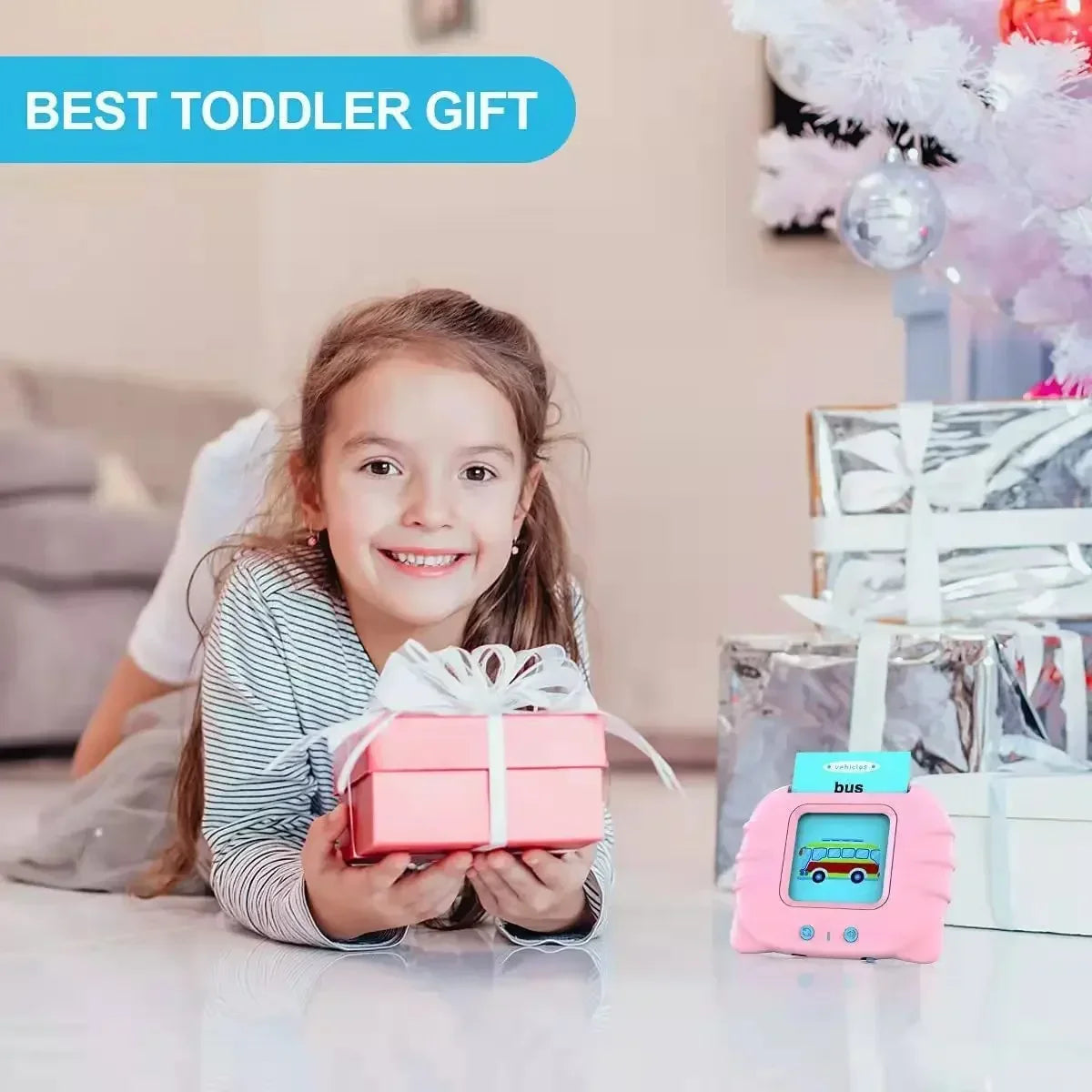 Kids Learn English Toys Early Intelligent Education Audio Electronic Book Flash Card Reading Machine For Toddlers Reading Gadget