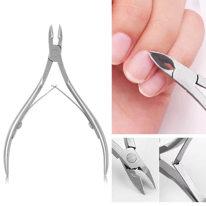 Professional Stainless Steel Cuticle Nail Nipper Clipper Nail Art Manicure Pedicure Care Trim Plier Cutter Beauty Scissors Tools