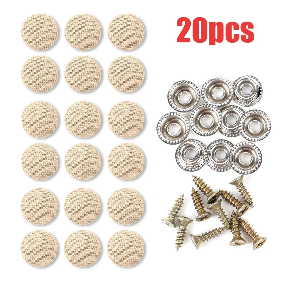 Car Interior Roof Fixing Buckles Screw Set Headliner Cloth Fabric Rivets Retainer Buckle Fastener Auto Accessories
