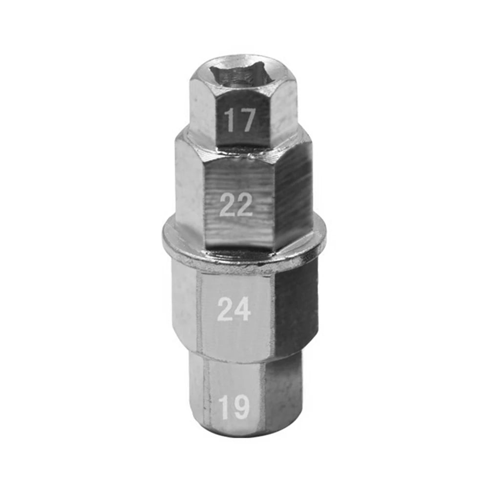 Motorbike Wheels Steel Motorcycle Front Axle Socket Driver Spanner Spindle Sleeve Auto Hex Key 17mm 19mm 22mm 24mm Wrench Socket