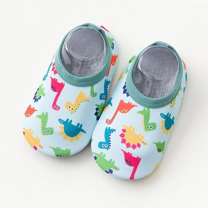 Baby Cartoon Water Shoes Barefoot Aqua Socks Non-Slip Swimming Pool Beach Shoes Surf Kids Floor Sock Slippers Home Shoes