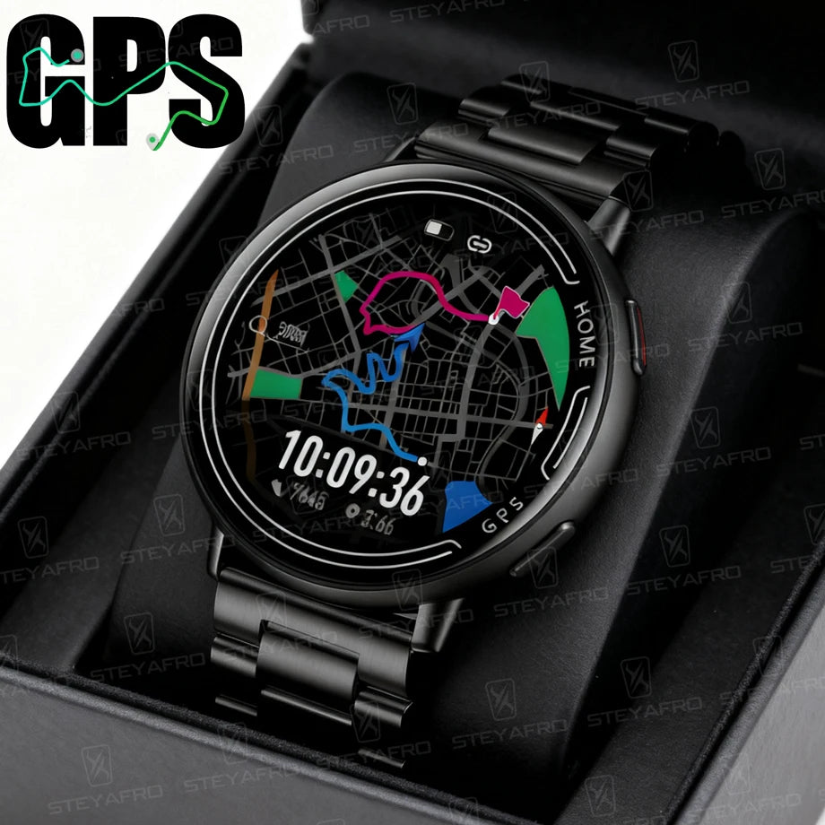 Smart Watch for Men Women Built-in GPS Fitness Watch with BT Calls 100+ Sport Modes IP68 Waterproof Smartwatch for Android iOS