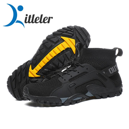 Aqua Shoes Male 2023 Quick-Drying Anti-Slip Sneakers Mountain Hiking Swimming Water Shoes Soft Men Casual Sneakers Free Shipping