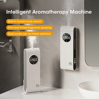 Automatic Sensor Aromatherapy Diffuser Night Light Essential Oil Diffuser Home Fragrance Machine for Relaxation Mood Enhancement