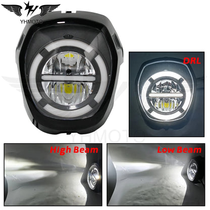 Motorcycle DC 12V Headlight Assembly For Honda NAVI 2022-2023 Head Lamp Accessories  Black Fairing Front Light HeadLamp