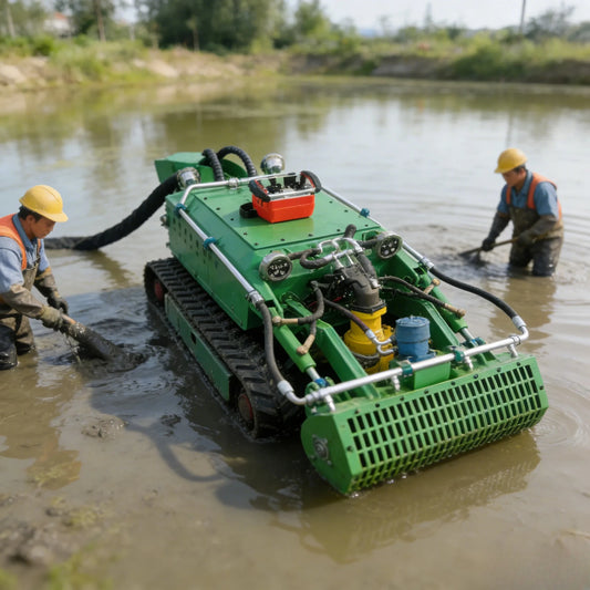 Customized Underwater Dredging Robot Fully Automatic Reusable for River Channel Septic Tank Cleaning