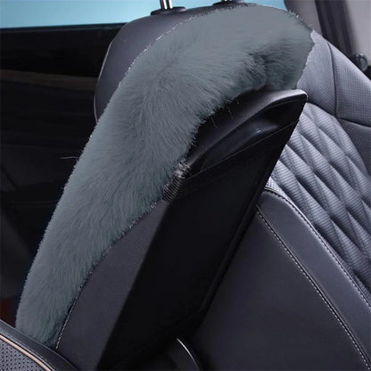 Cute Car Armrest Box Plush Cover Cushion Warm Center Console Arm Cover Pads Stowing Tidying Universal Automobile Interior Decor