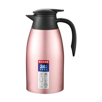 2L304 stainless steel vacuum insulated kettle thermos European coffee pot household hot water bottle household insulated kettle