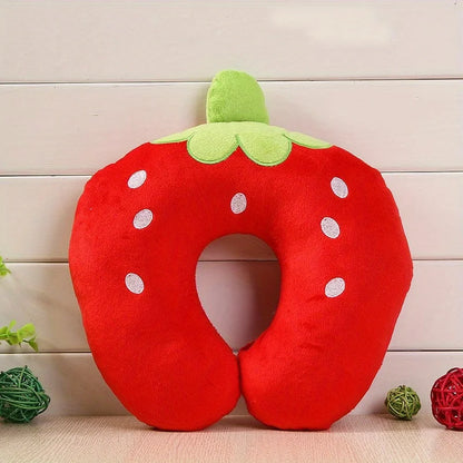 U-Shaped Neck Pillow with Cute Cartoon Animal Designs - Perfect for Travel, Camping, Airplane, and Napping - Comfort Support