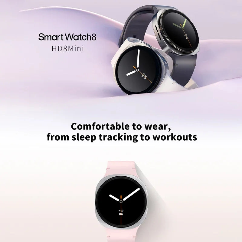 2026 New HD8 Smart Watch 1.46" Al Assistant SOS Sports Mode Heart Rate Women’s Health IP68 Waterproof Bluetooth Call Smart Watch