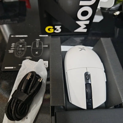 MCHOSE G3 V2 Pro Gaming Mouse Wireless Tri-mode PAW3395 800mAh Charging Lightweight Ergonomics Esports Mouse PC Office Accessori