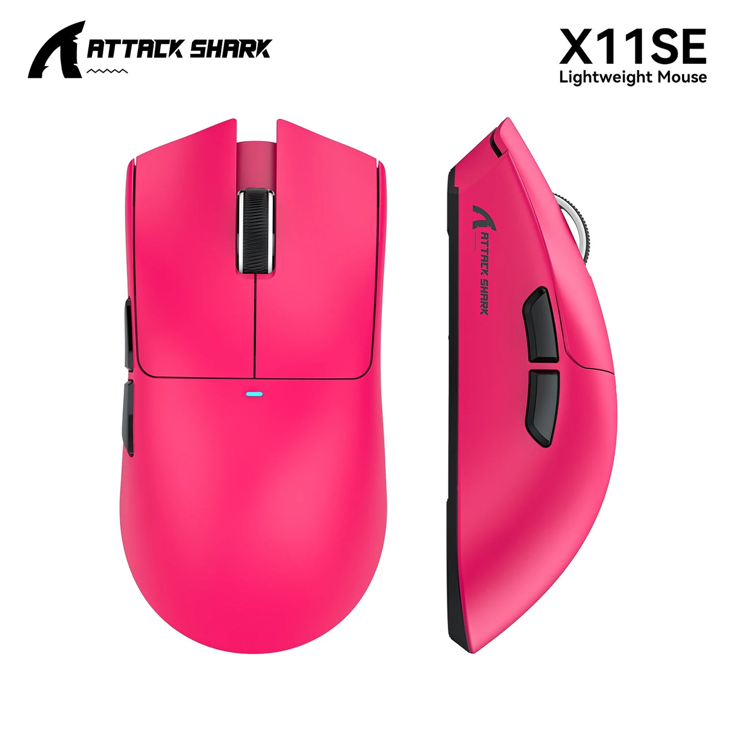 ATTACK SHARK X11SE Wireless Gaming Mouse 63g Lightweight Tri-Mode Bluetooth Wired PAW3311 22000 DPI for Office & Home Use