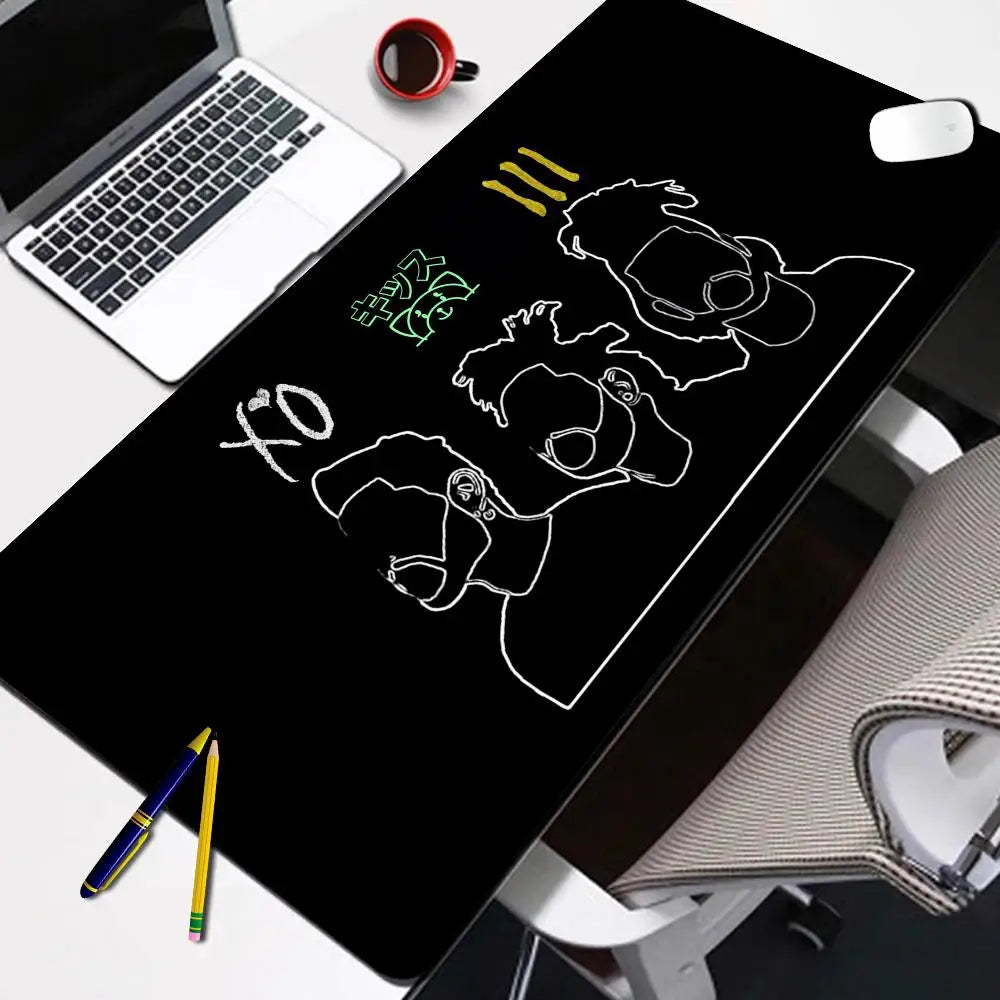 The Weeknd Xo Gaming Mouse Pad Computer Keyboard Desk Mats Anti-Slip Washable Home Office Accessories E-sports Laptop Mousepad