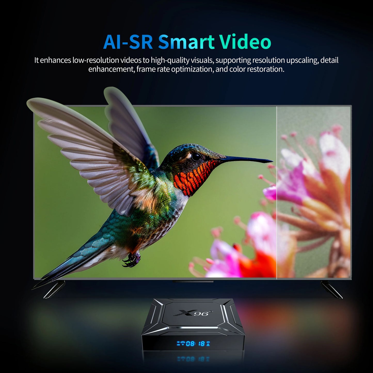 X96 M200 Android 14 Amlogic S905X5M Smart TV BOX 4GB 64GB 1000M AV1 BT TVBOX 2.4G&5G Dual Wifi 4G32G DDR4 Set Top Box