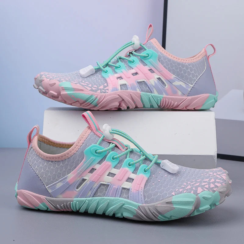 Qiuck Drying Aqua Shoes Men Women's Water Shoes Barefoot Five-Fingers Wading Sneakers Beach Swimming Footwear 2023 New Arrival