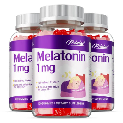 Melatonin Gummies 1mg - Children's Sleep Aids Support Healthy Sleep, Relieve Insomnia, and Help Children Fall Asleep Faster