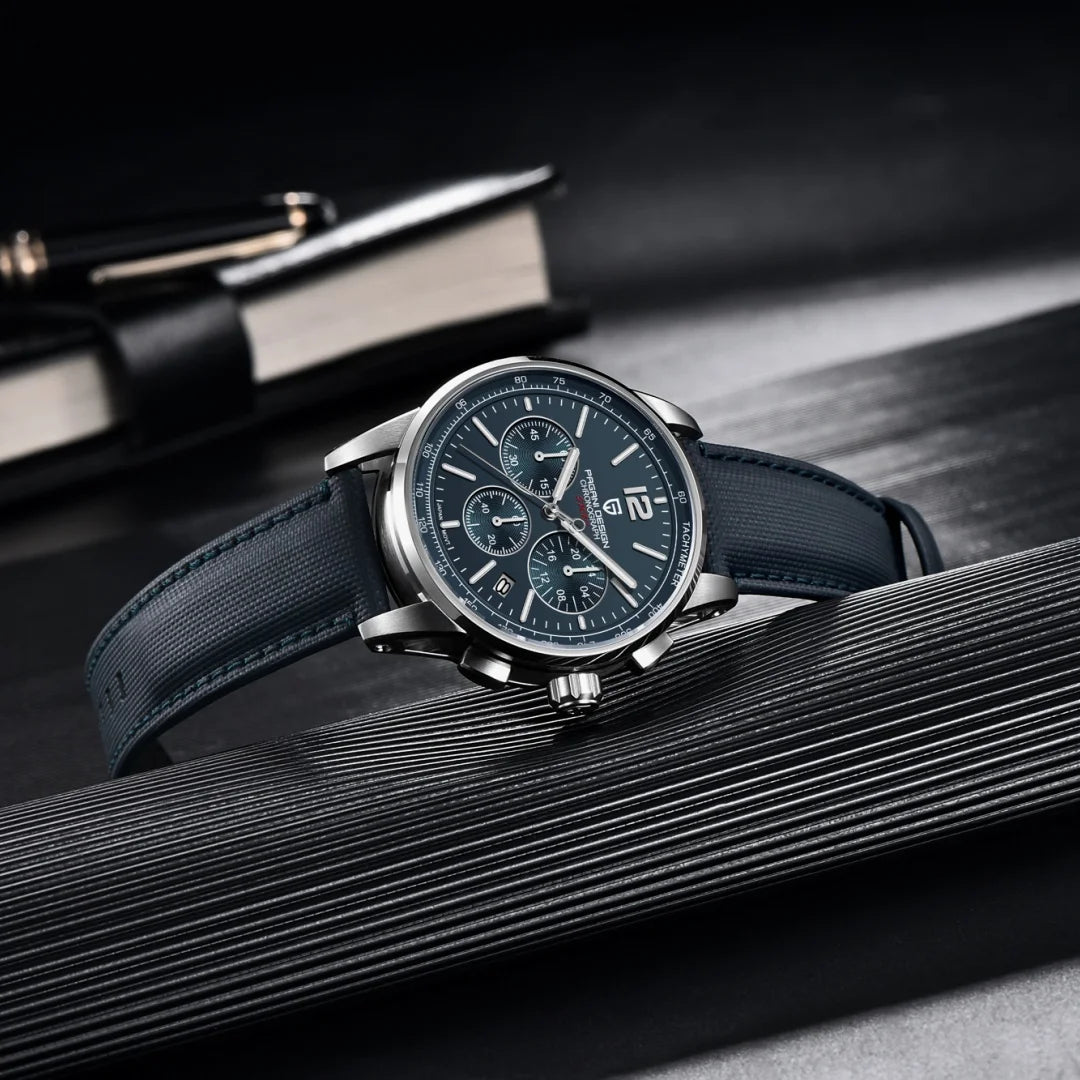 PAGANI DESIGN 2025 New Luxury Fashion Casual Men Quartz Watches VK63 100M Water Resistant Sapphire Glass Stainless Steel Watches