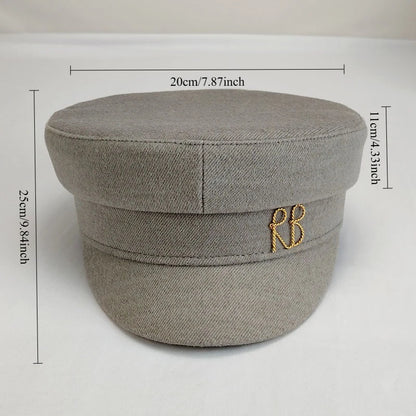 New Arrival Brand Designer Hat Autumn Winter Newsboy Caps Letter Baker Boy Cap Flat Caps