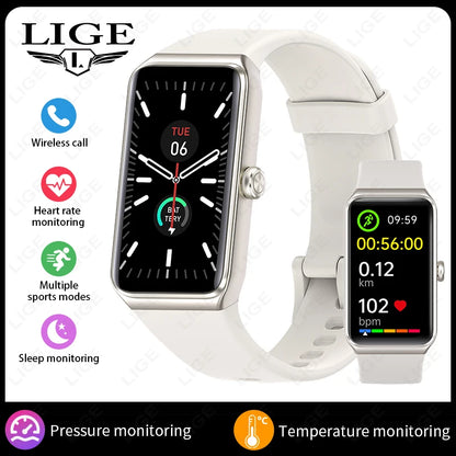 LIGE New Smart Watch Women Men 2025 Call Reminder 1.47" HD Screen Smartwatch For Android IOS Fitness Tracker Waterproof Watches