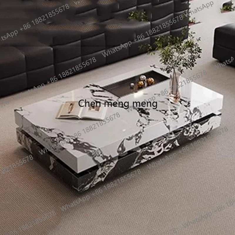 A55 Moving Luxury Coffee Table Bedroom Modern Living Room Decoration Moving Side Table Writing Couchtisch Chinese Style Furnitur