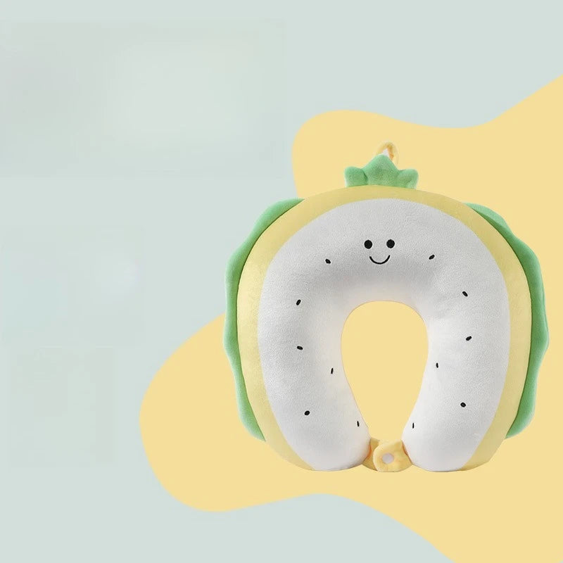Cartoon U-shaped Pillow Travel Portable Aircraft Pillow Creative Neck Pillow Soft and Comfortable Nap Neck Pillow
