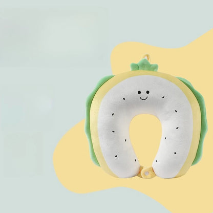 Cartoon U-shaped Pillow Travel Portable Aircraft Pillow Creative Neck Pillow Soft and Comfortable Nap Neck Pillow
