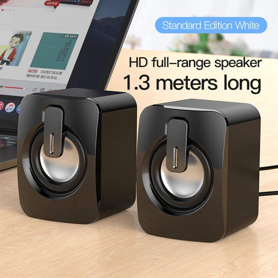 Computer Speaker For PC Laptop Desktop Notebook Caixa De Som Portable Sound Box Music Wired Mini Stereo Audio Column Acoustics