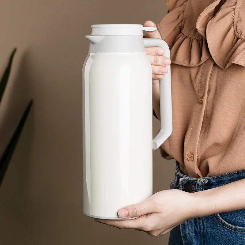 304 Stainless Steel Kettle Thermos 1.5L Big Capacity Double Wall Vacuum Insulated Flask Portable Travel Coffee Pot Hot Water Jug