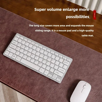 Retro Mousepad Large Mouse Pad Waterproof Non-slip PU Suede Desk Mat Computer Keyboard Desk Pad Mouse Mats Gaming Accessories