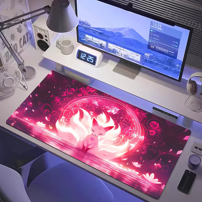 XXL Mouse Pad Gamer New HD Home Large Desk Mats MousePads Mouse Mat kawaii Fox Laptop Office Gamer Anti-slip Mice Pad Table Mat