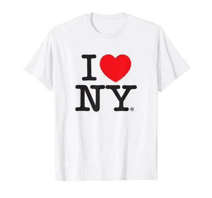 I LOVE NY Classic Logo T-Shirt Gift for Men and Women Printed T-Shirt Summer Fashion Vintage Crew Neck T-shirt Graphic T Shirts