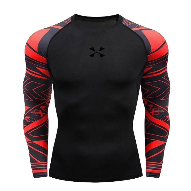 Cody Lundin Men's Compression Gym Wear Swim T Shirt Wholesale Men Gym Wear Slim Fit Rash Guard Compression T Shirt