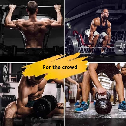 2PCS Weight Lifting Hook Grips With Wrist Wraps Hand-Bar Wrist Strap Gym Fitness Hook Weight Strap Pull-Ups Power Lifting Gloves