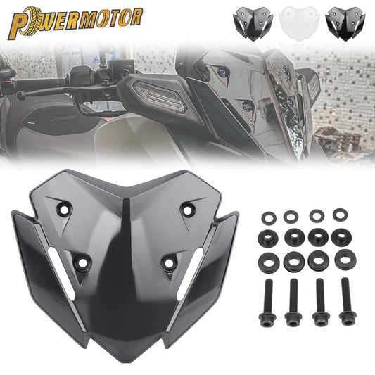 Motorcycle Windshield For YAMAHA XMAX 125 250 300 Visor Deflector WindScreen Fairing 2023 2024 Scooters Modified Accessories