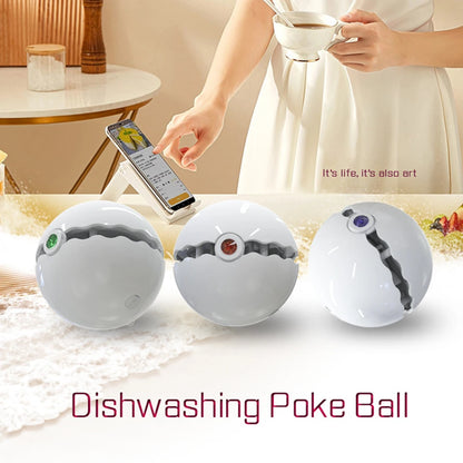 18W Ball Mini Ultrasonic Dishwasher Kitchen Dishwasher Portable Washing Machine USB Multifunctional for Trip/Apartment/Home/Dorm