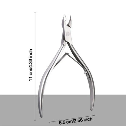 Professional Nail Nipper  Stainless Steel Cuticle Nail Clipper Art Manicure Pedicure Care Trim Plier Cutter Beauty Scissors Tool
