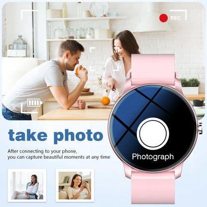 Smart Watch, Wireless Call/Dial, Multi-Sport Mode, Multiple APP Reminders, Suitable for Men and Women, Compatible with IPhone/An