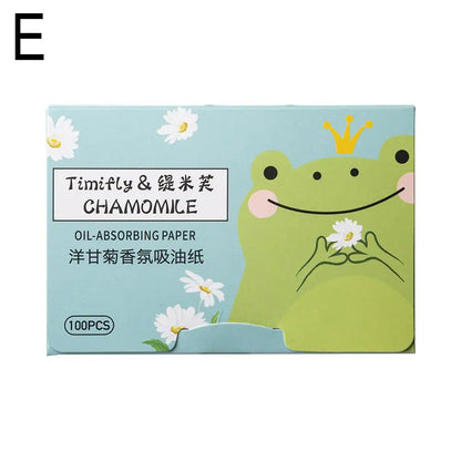 100Pcs New Face Oil Blotting Paper Protable Matting Face Wipes Facial Cleanser Oil Control Oil-absorbing Face Cleaning Tools