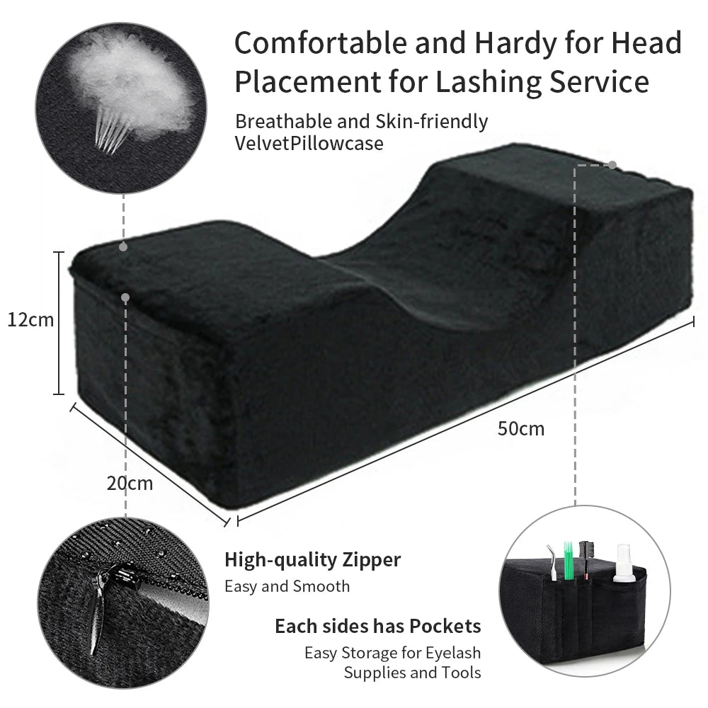 Eyelash Pillow Lash Lifting Extension Supplies Accessories Professional Soft Memory Foam Neck Support Eyelash Extensions Pillow