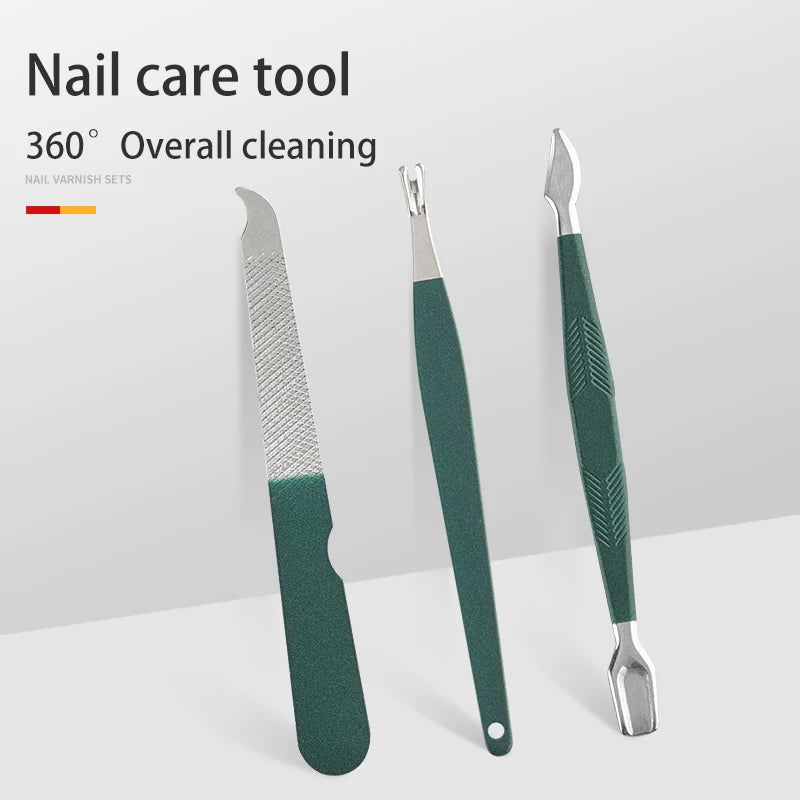 Nail Clipper Set 9-piece Stainless Steel Nail Pliers Manicure Nail Nail Exfoliating Tools Personal Care Beauty Complete Manicure