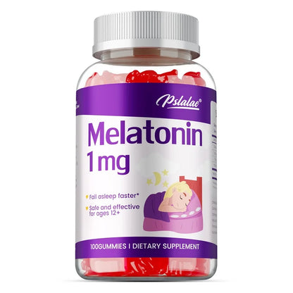 Melatonin Gummies 1mg - Children's Sleep Aids Support Healthy Sleep, Relieve Insomnia, and Help Children Fall Asleep Faster