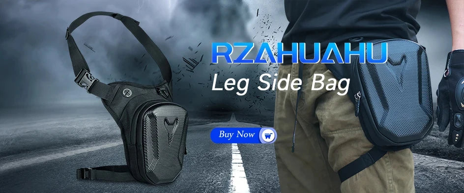 Motorcycle Leg Side Bag EVA Hard Shell Outdoor Casual Waist Bags Motorbike Mobile Phone Purse Hip Bum Pack