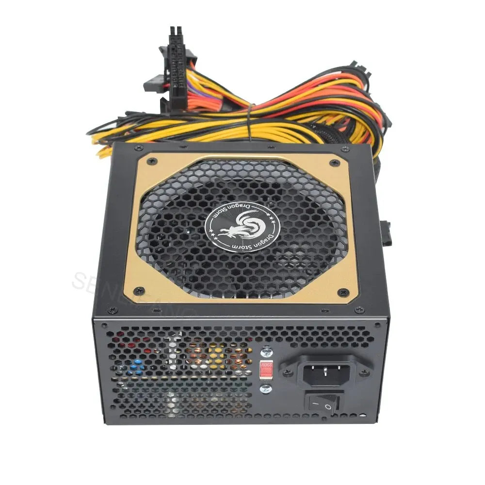 ATX 400W 600W 110-230V RGB 12V PC PSU 150*140*85MM Professional E-Sports Video Game Computer Power Supply